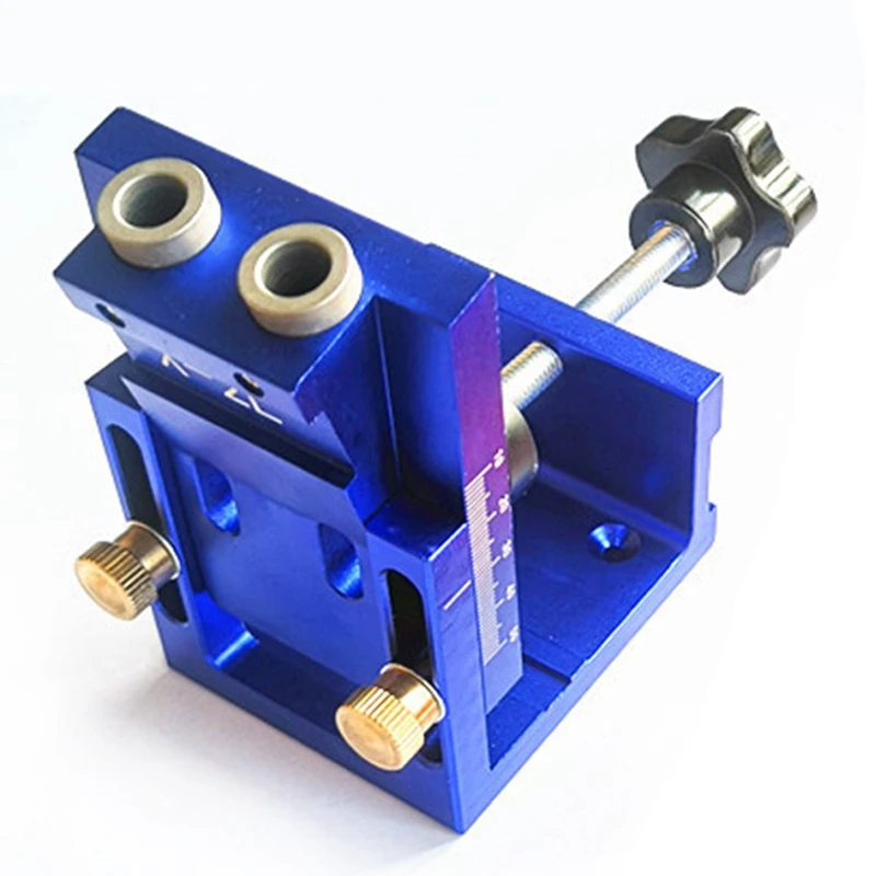 

Oblique Hole Puncher Dowel Jig Pocket Hole Drill Guide Woodworking Joinery Tools Set for Carpentry DIY Tools