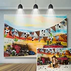 Фон для фотосъемки в ковбойском стиле с изображением первого дня рождения, детская рамка, фон для фотосъемки новорожденных, мексиканская пустыня, художественный портрет