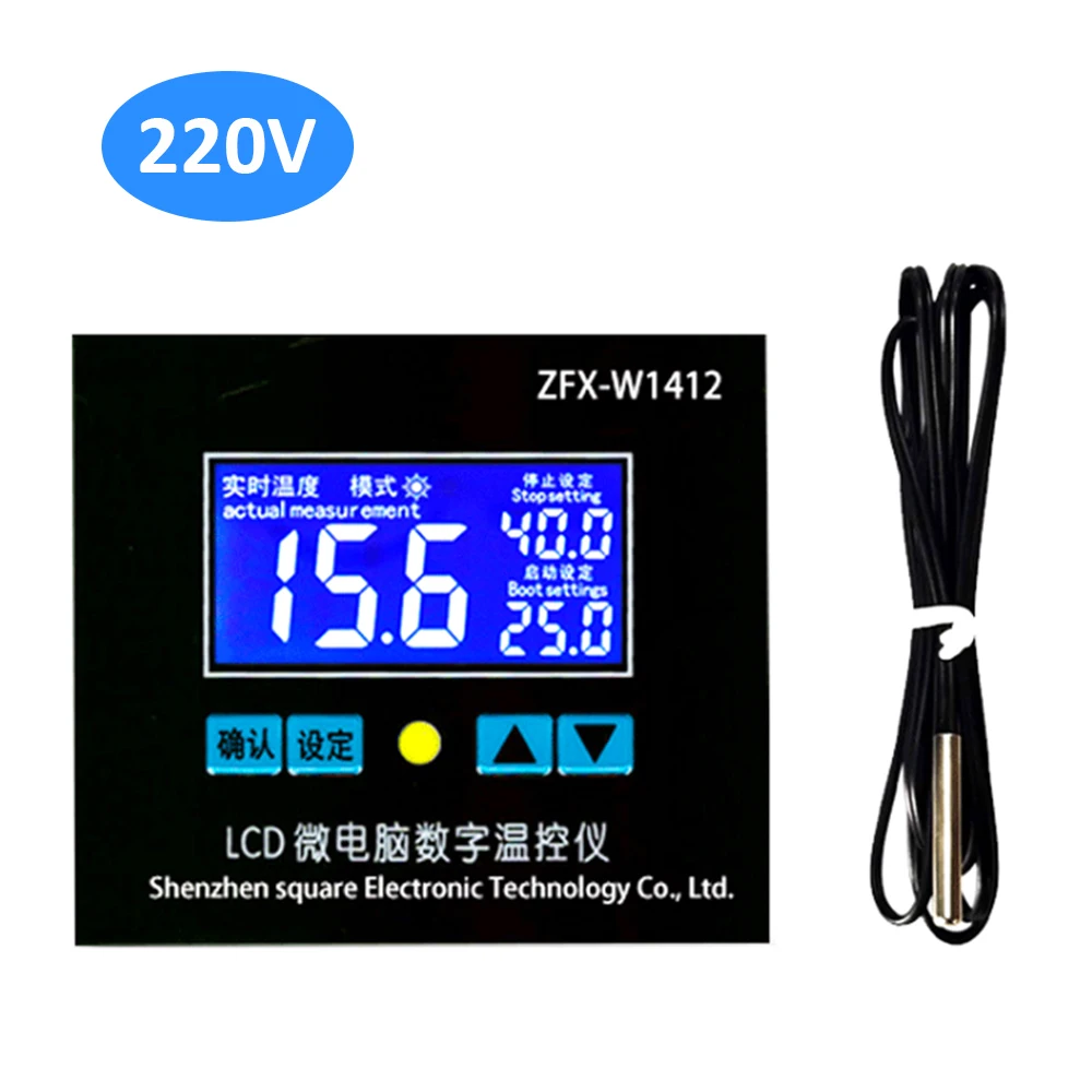 ZFX W1412 микрокомпьютер цифровой Температура Управление Интеллигентая (ый) Высокая