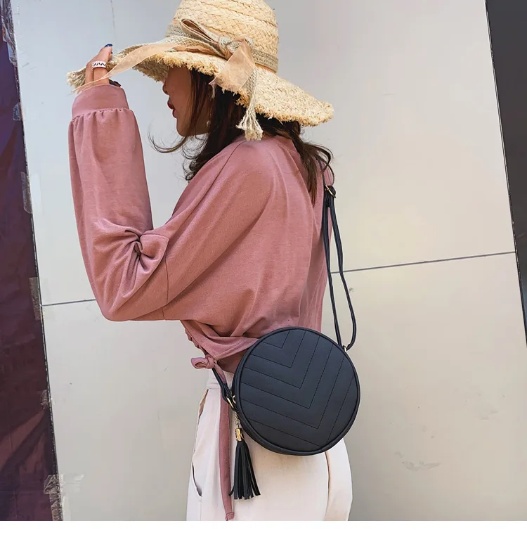 Bolsos Para Mujer, женская сумка через плечо, круглая сумка, женская сумка, дизайнерские сумки, сумки через плечо для женщин, из искусственной кожи, сумка