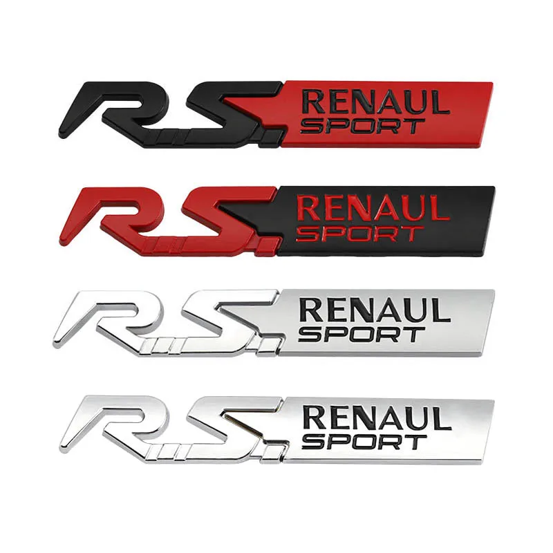 

Car Sticker Emblem Decal for Renault RS Sport Clio Scenic laguna Logan Megane Koleos Sandero Safrane Vel Satis Arkana Talisman