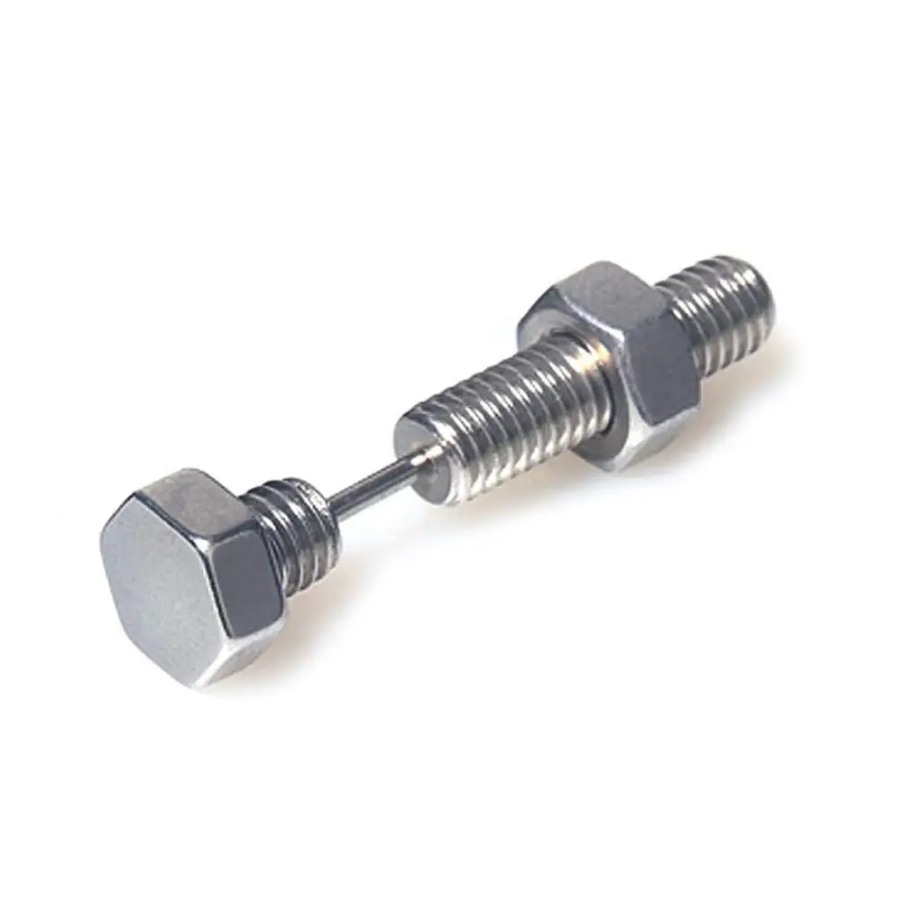 1pair steel Louleur Панк Мода Золото Черный Цвет Нержавеющая шпилька-Сережка для пирсинга для женщин и мужчин пирсинг уха Модные ювелирные изделия - Окраска металла: 1pair steel
