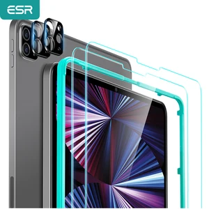 esr camera screen protector bundle for ipad pro 12 9 2021 5th gen for ipad pro 11 2021 2020 len films glass for ipad pro 2021 free global shipping