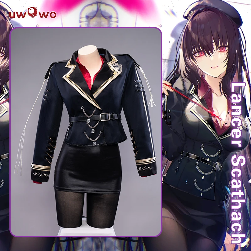 

Pre-Sale UWOWO Anime Fate Grand Order Lancer Scathach Cosplay Costume FGO Fourth Anniversary Outfit Women Dress Suit Cos