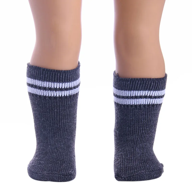 Модные аксессуары для миниатюрных кукол носки американских 18 дюймов и 43 см