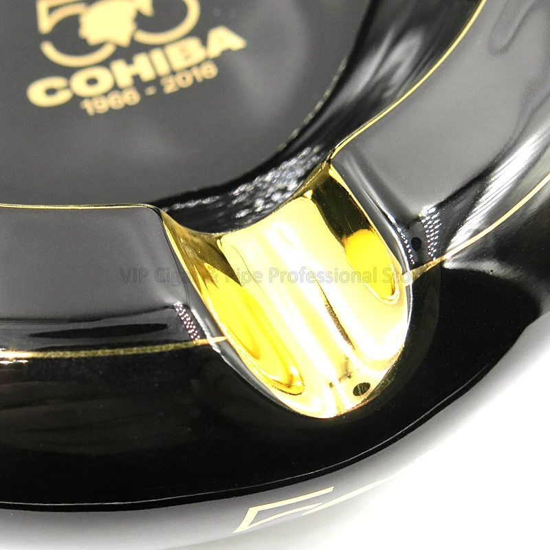 Пепельница для сигар COHIBA классическая круглая пепельница с 4 ячейками дома и