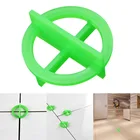 100 шт. зеленая перекрестная плитка Выравнивающая перерабатываемая пластиковая плитка Выравнивающая система Базовая распорка L9