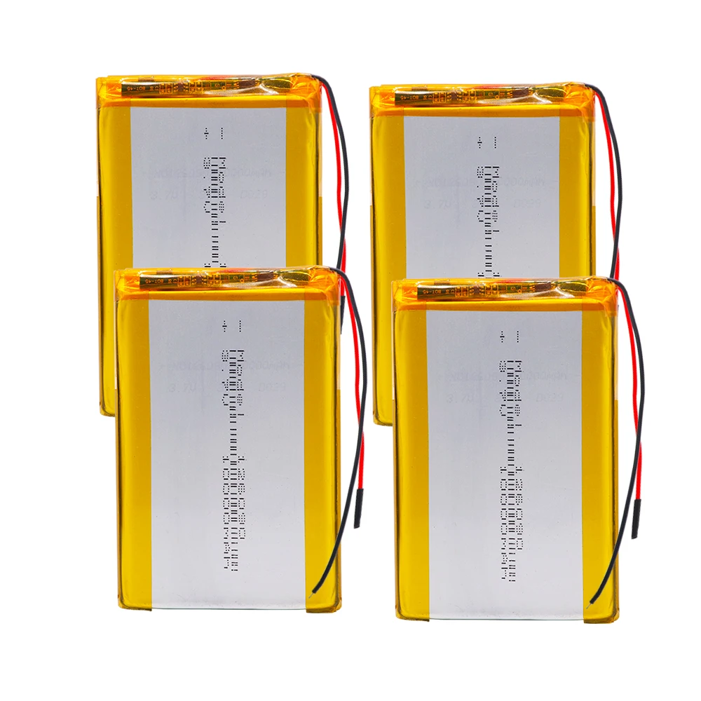 Аккумулятор Li-polymer 3,7 В 10000 мАч 126090 с печатной платой 7566121 для планшетных ПК, DVD, GPS, MID, PDA, Bluetooth-динамиков, цифровых камер и светодиодных ламп.