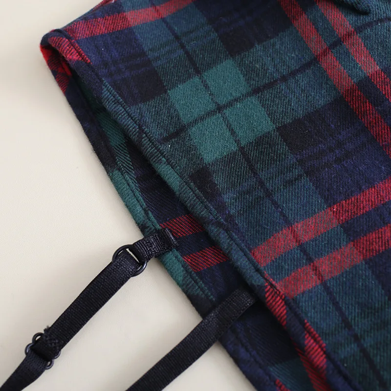 

Ladies Plaid Shirt Fake Collar for Women Cotton Removable Detachable Half Shirt Collar False Collar Blouse Tops Vestido