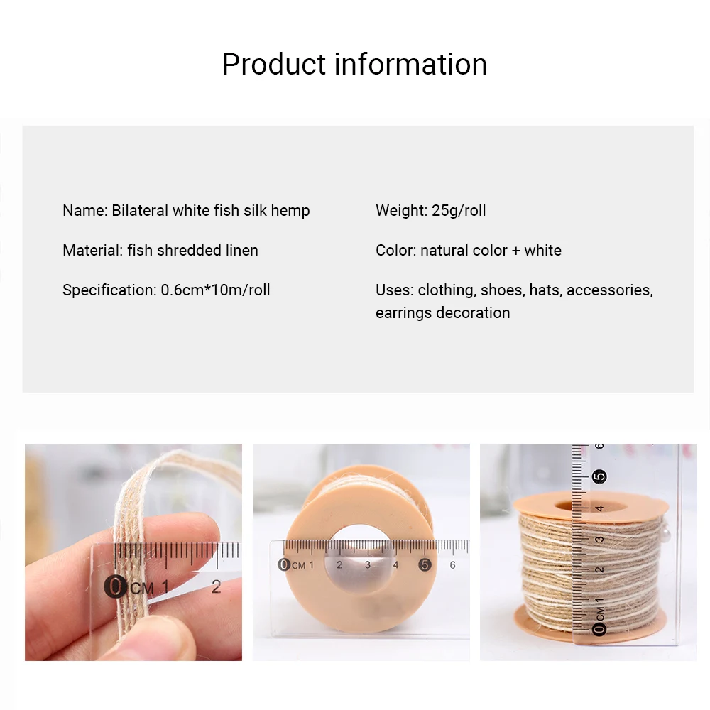 

Linen Rope Natural Jute Ribbon for DIY Handmde Crafts Vintage Rustic Wedding Christmas Decor Event Party