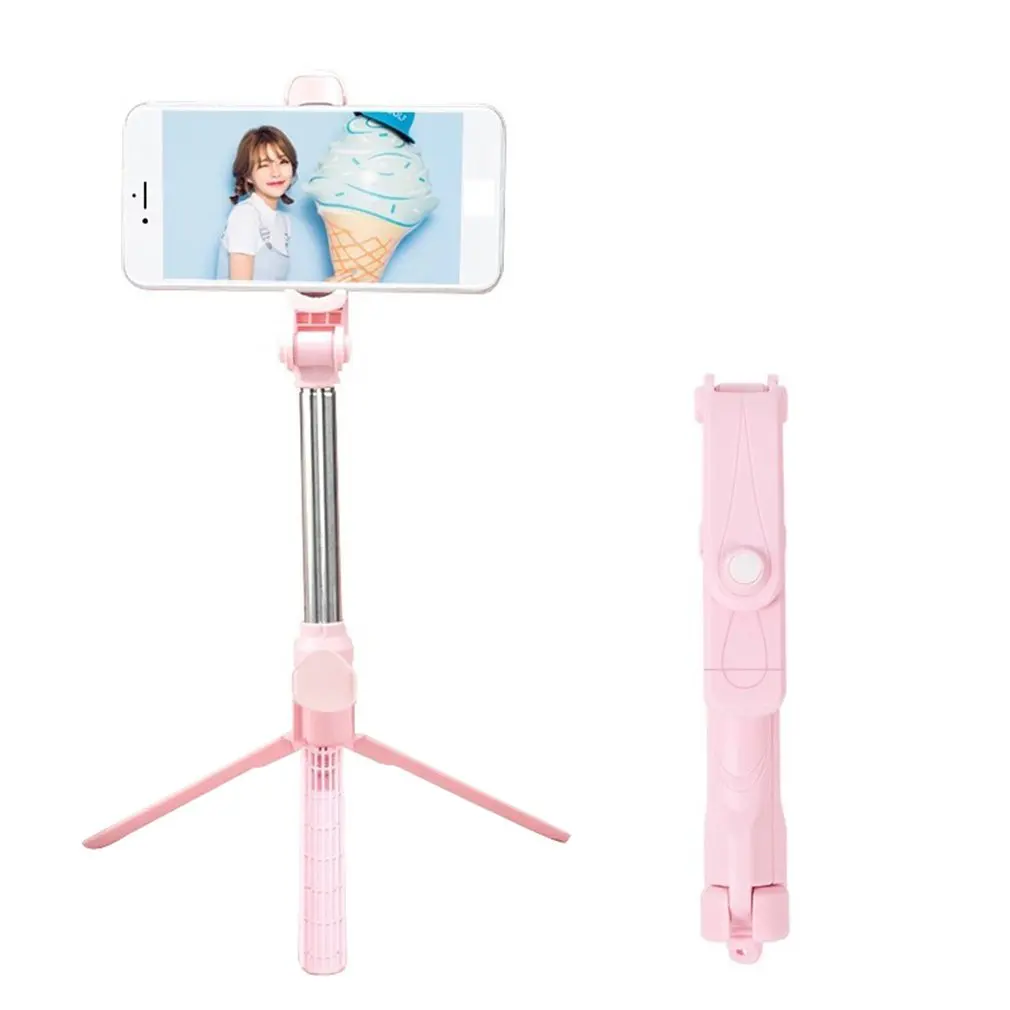 

Smart Phone Selfie Stick is Suitable for Iphone Foldable Handheld Monopod Shutter Remote Control Expandable Mini Tripod