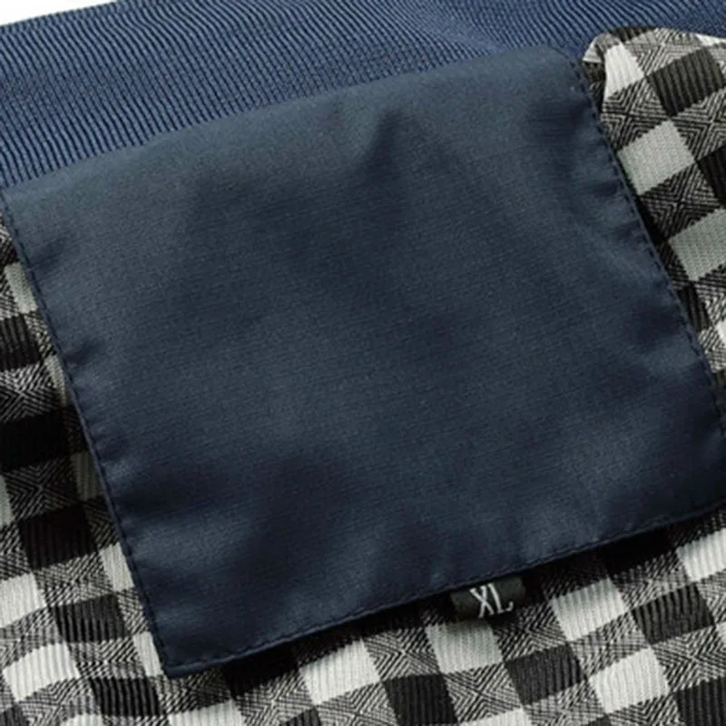 Мужская ветровка Весенняя Черная куртка-бомбер повседневная куртка