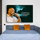 Тайсона мотивационные холст художественные плакаты и принты холст бокс настенный декор живопись для Гостиная, украшения для дома Cuadros