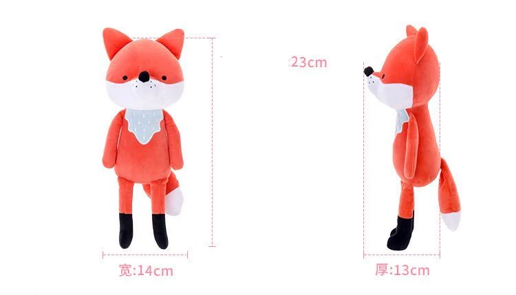 Подушка енот Metoo Fox для украшения детской комнаты|Подушка| |