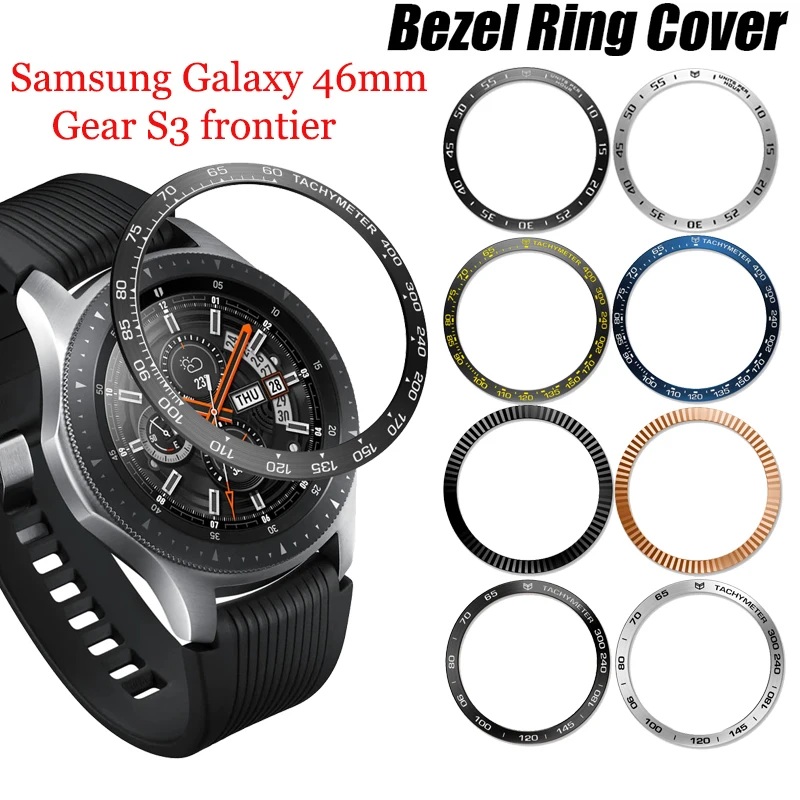 Защитный чехол с кольцом ободком для Samsung Gear S3 frontier 46 мм|Смарт-аксессуары| |