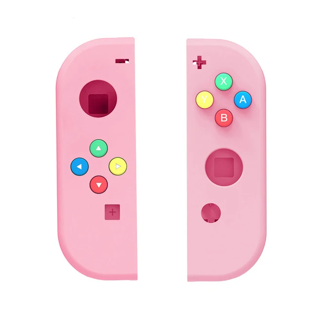 Чехол для корпуса для nintendo Switch контроллер NS Joy-Con прозрачная запасная часть DIY пользовательский чехол s для nintendo Switch - Цвет: Pink