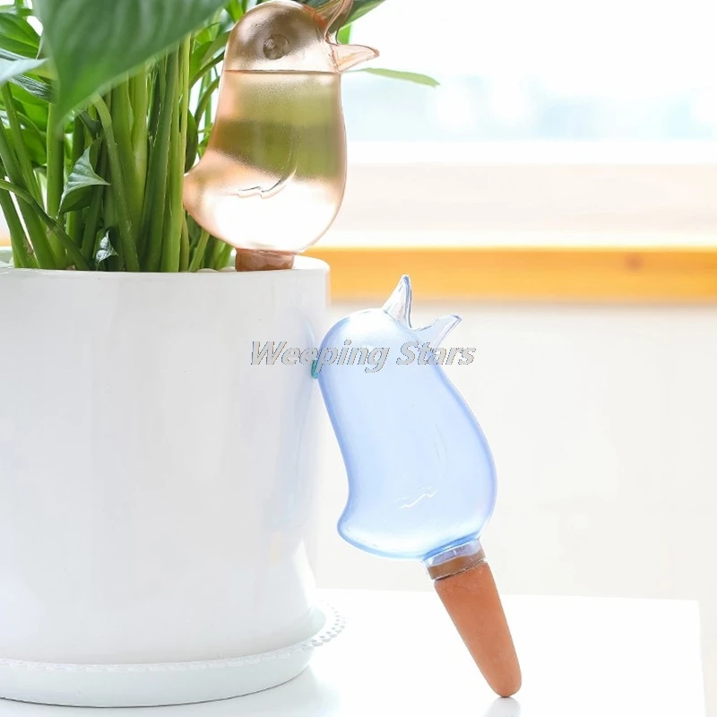 

2PCS Garden Automatic Watering Tool Cute Birds Indoor Drip Irrigation Watering