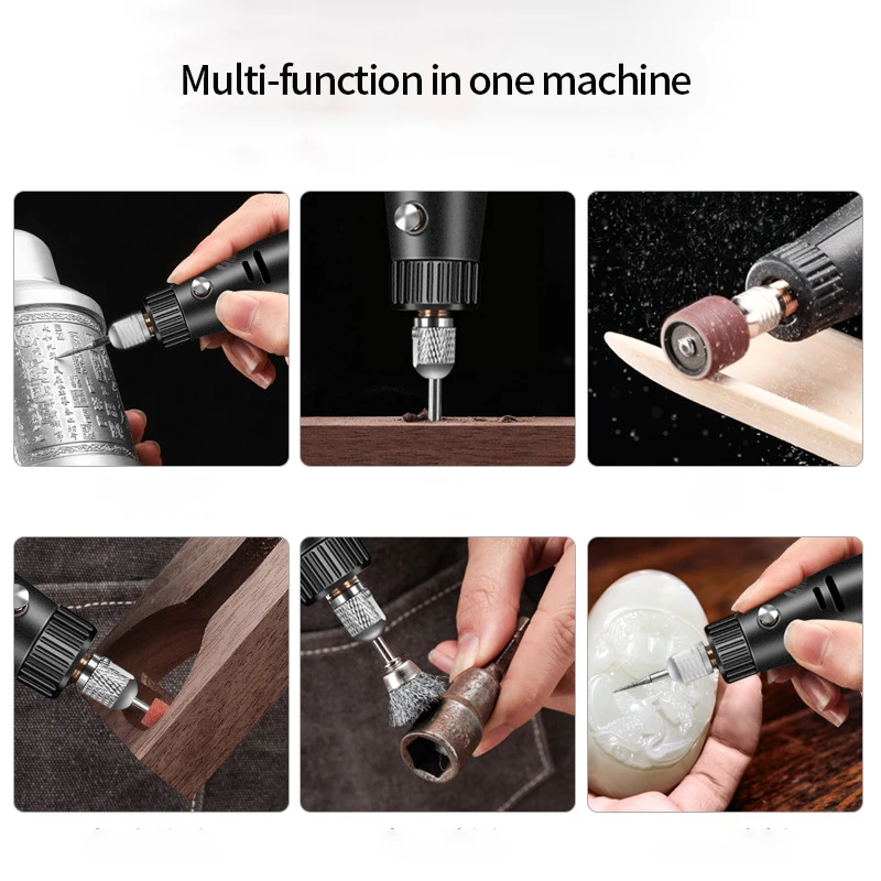 

MOYOTEC Engraving Pen Mini Drill Rotary tool With Grinding Accessories Set Multifunction Mini Engraving Pen For Dremel tools