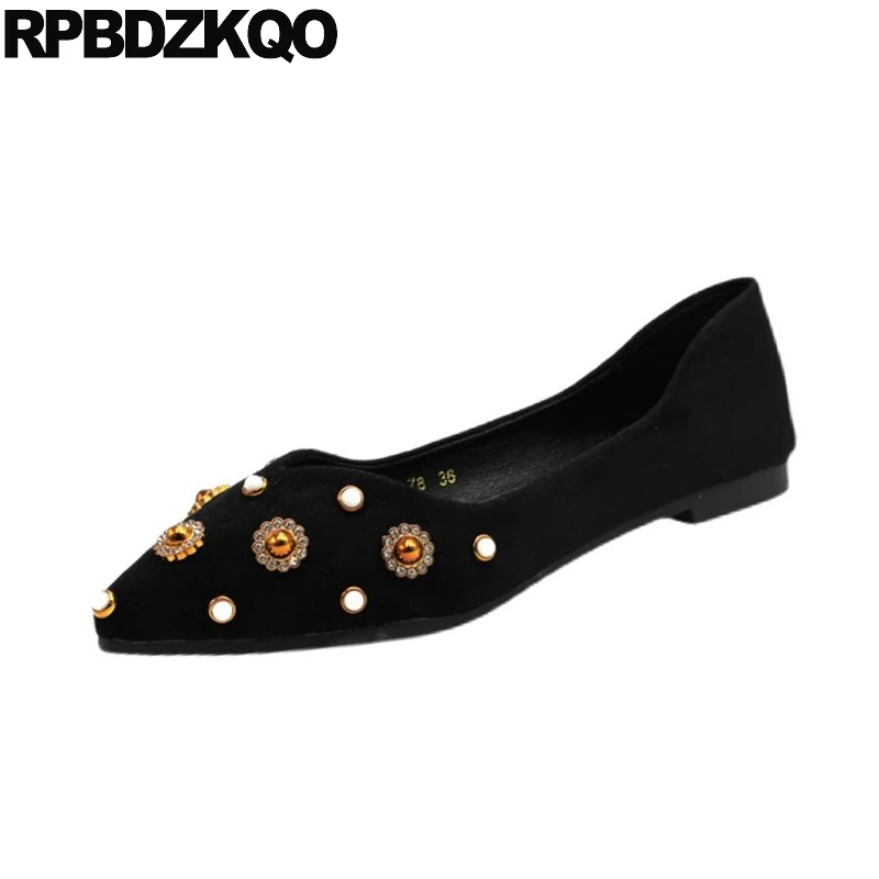 металл большой размер плоские Остроконечные шпилька жемчужный заклепка замша