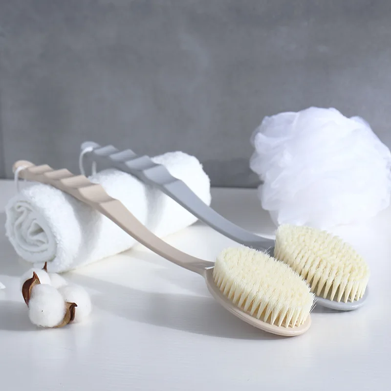 

Long Handle Body Brush Back Back Bath Shower Sponge Scrubber Exfoliating Scrub Skin Massage Exfoliation Bathroom Set Accessories
