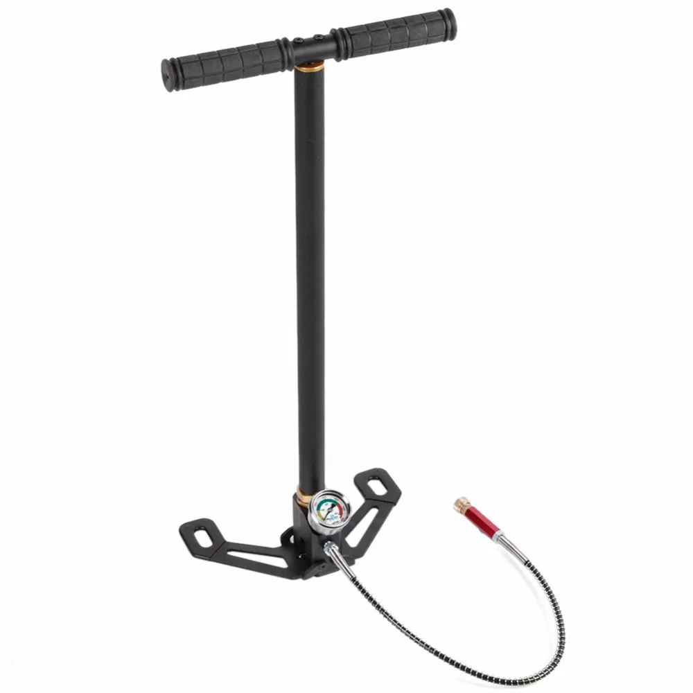 Hi-pressure 4500/6000 psi воздушный насос PCP пистолет ручной насос стремя зарядка газовый указатель фильтра клапан шланг для надувной каяк шины