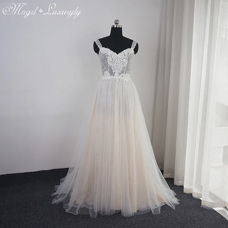 

Simple Sexy Wedding Dresses for Bride Elegant Tulle Quinceanera Dresses Gowns Brilliant Beach Wedding Dress Vestidos De Novia