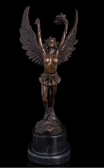 --- 410 + абстрактная Художественная Скульптура бронзовая медная мраморная основа