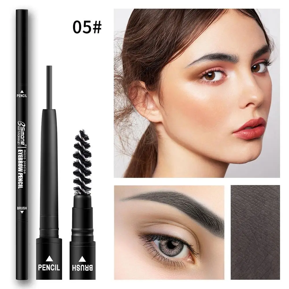 Тонкий сердечник с автоматическим поворотом для бровей карандаш водостойкий