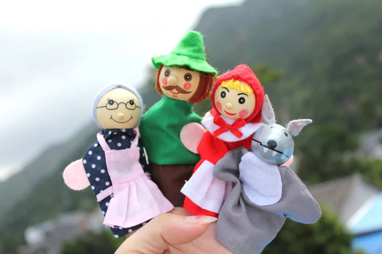 Детская сказочная пальчиковая кукла три свиньи замок русалки принцесса