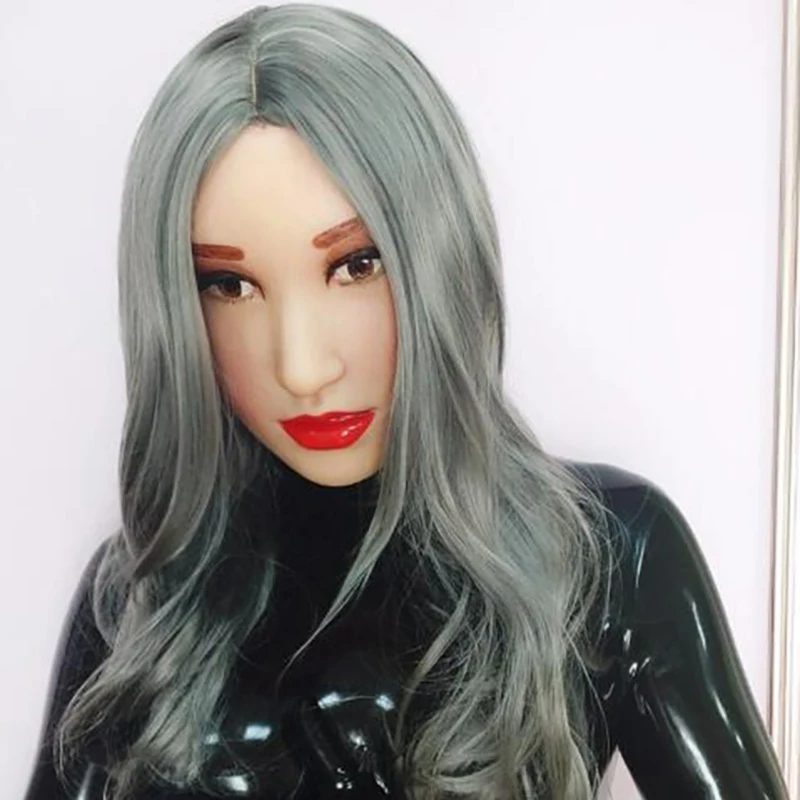 Качественная Мягкая силиконовая Реалистичная полноголовая Женская/Женская