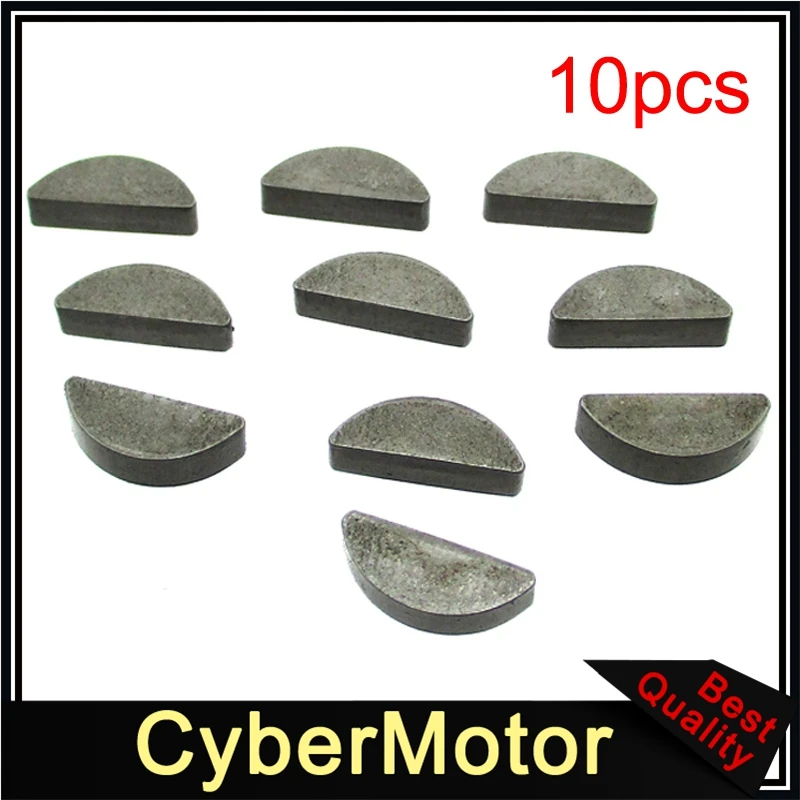 10pcs Woodruff ракета ключ для китайского 2 такта 47cc 49cc мини мото грязи карманный велосипед - Цвет: 10pcs