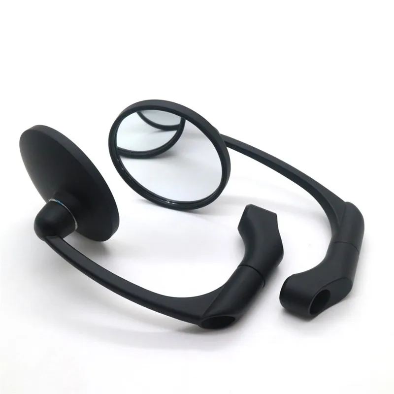 Черное хромированное серебристое Ретро Зеркало для мотоцикла классические