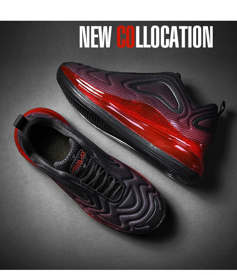 VESONAL Brand Comfort Lycra Sneakers Men Casual Shoes For Adult Hot New Autumn Air Cushion Running Shoes Male Footwear Non Slip