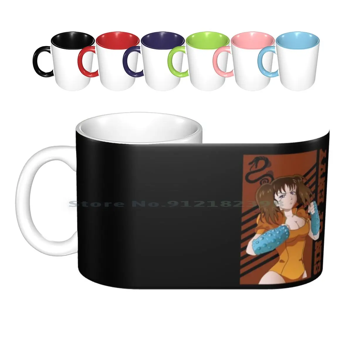 The Seven Deadly Sins-Diane Ceramic Mugs Coffee Cups Milk Tea Mug The Seven Deadly Sins The Seven Deadly Sins 7 Deadly Sins Ban