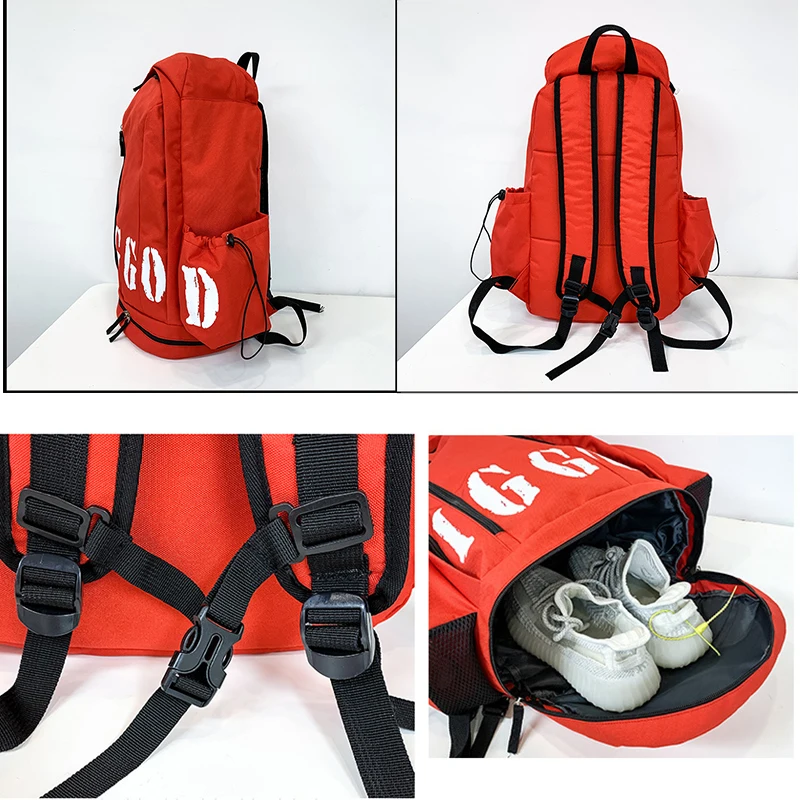 Lightweight Sneakerbag Sport Gym Fitness Bag Travel Laptop Backpack Women Male Large Capacity Duffle Basketball Bag for Shoes
