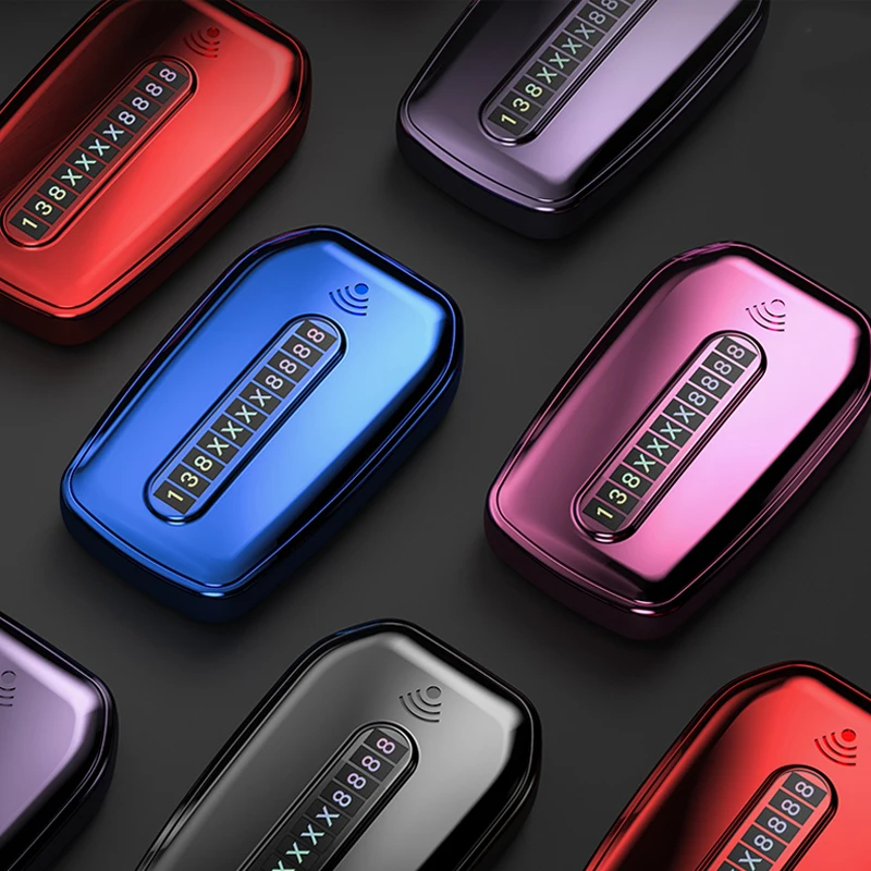 

With Number Plate TPU Car Key Case For Toyota Highlander C-HR Camry Carola Prius Land Cruiser Full Cover Car Styling Accessorie