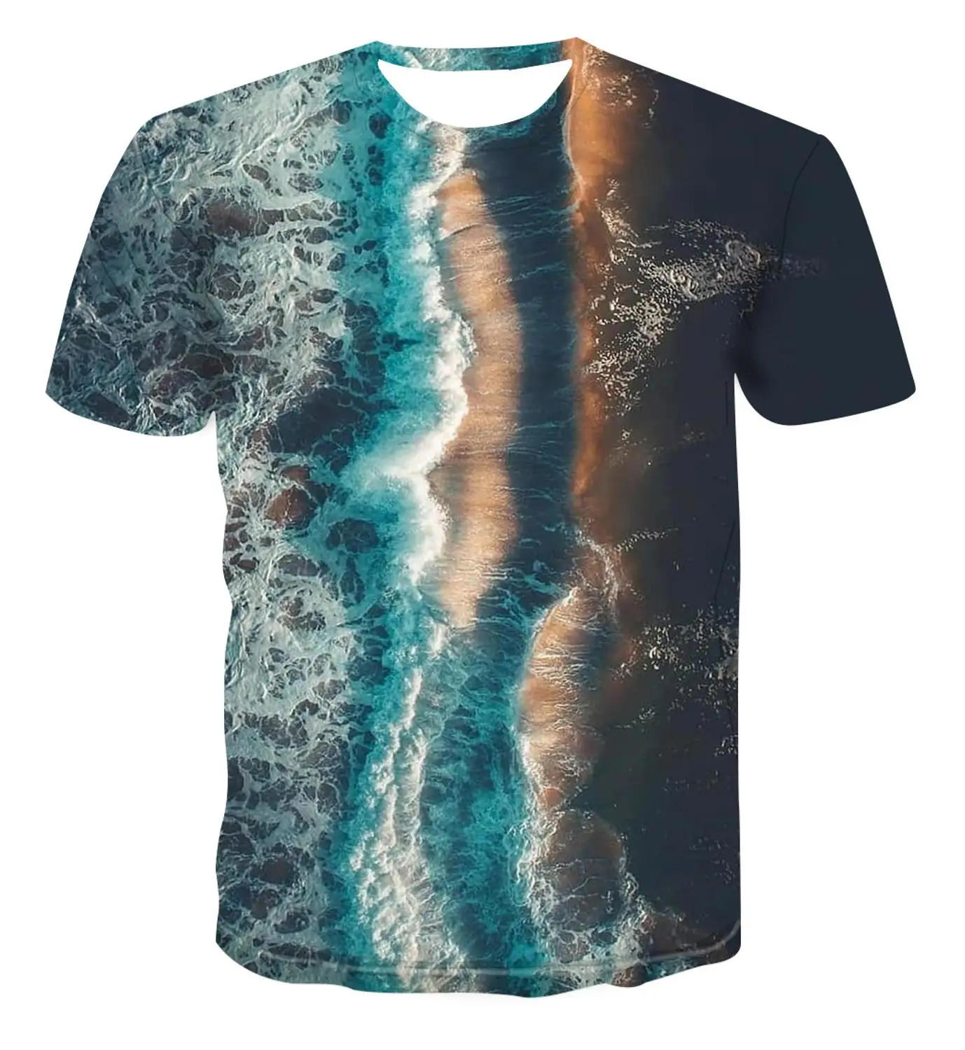 Новинка 2020 модная футболка с 3D-принтом летняя мужская повседневная рисунком
