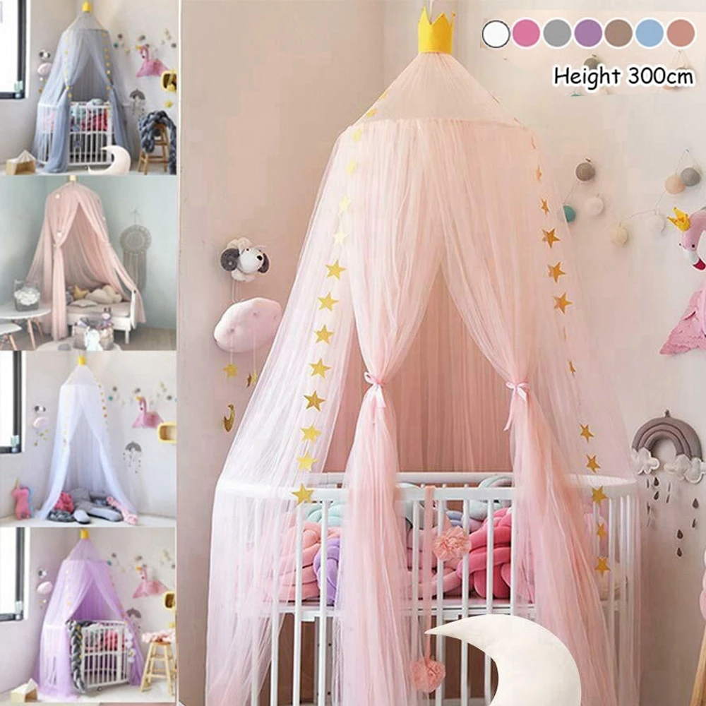 

Dream детская комната кроватки купольная палатка сделанная на заказ, защищающие от комаров и анти-fly Москитная сетка, шторы принцессы, зонт, ук...