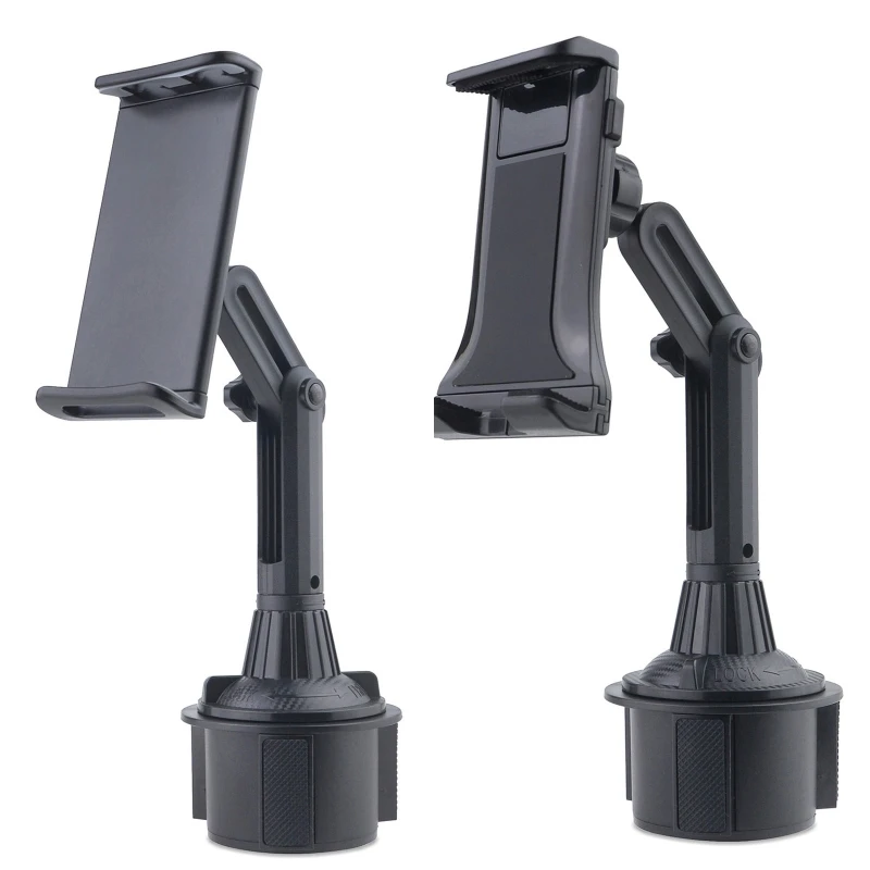 Adjustable Car Cup Holder Phone Mount Universal Automobile Cup Holder Smart Phone Cradle for 4-13
