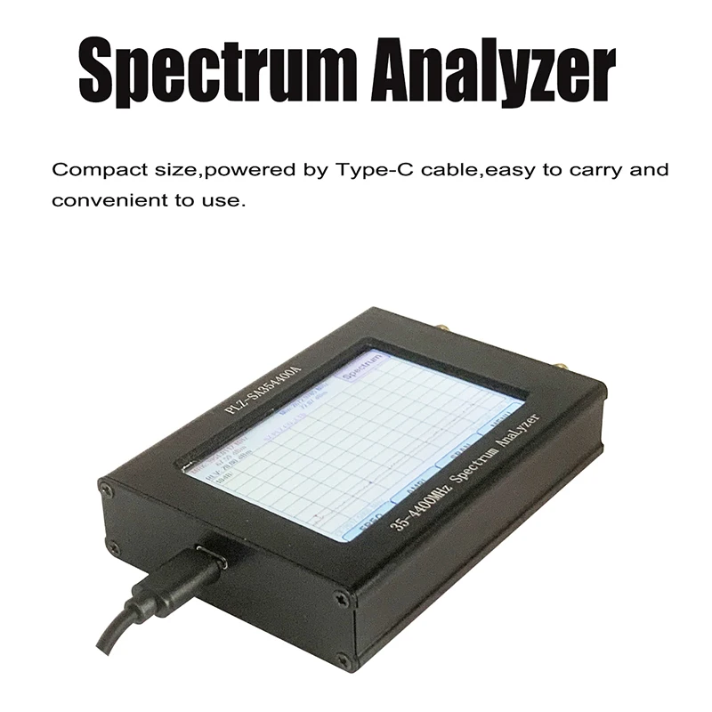 Spectrum Analyzer 35-4400MHz USB2.0 USB3.0 with Tracking Source 3.5 Inch TFT Simple Sweep Generator | Инструменты