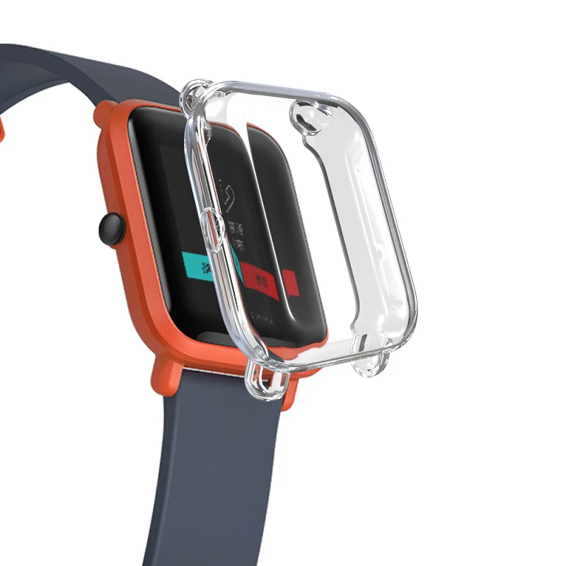Чехол для смарт часов защита Huami Amazfit Bip чехол с защитной пленкой экрана