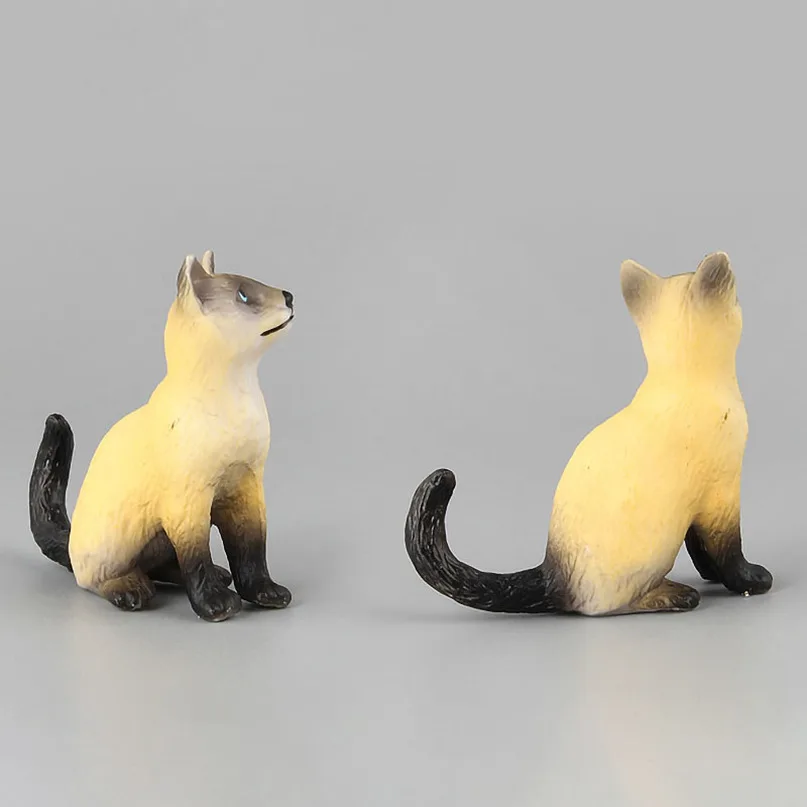 Имитация животных игрушечные кошки для детей различные стили модель Кота из ПВХ