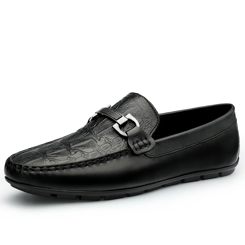 

Men New Casual Shoes Fashion Men Shoes Genuine Leather Mens Loafers Shoes Moccasins Slip on Men's Flats Male Driving Shoes
