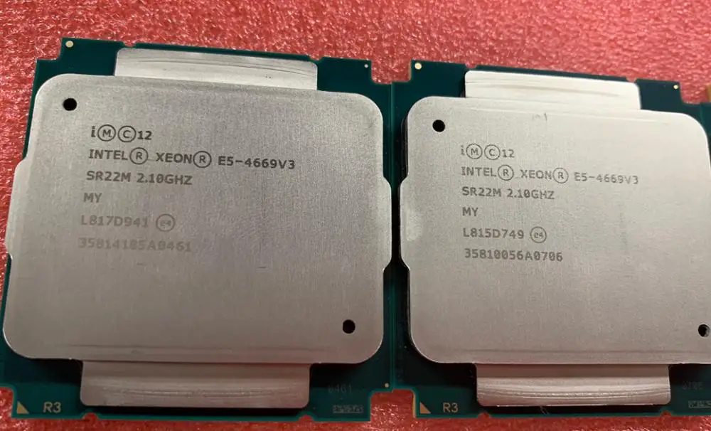 Официальная версия смартфона Intel ЦП Xeon SR22M 2 10 ГГц 18 ядер 45 МБ телефон E5 4669V3