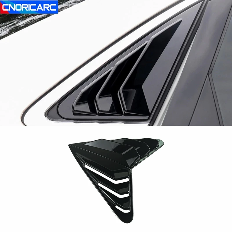 

Автомобильный Стайлинг задний треугольник окна рамка украшения Накладка для Audi A4 B9 2017-19 жалюзи Панель внешние аксессуары