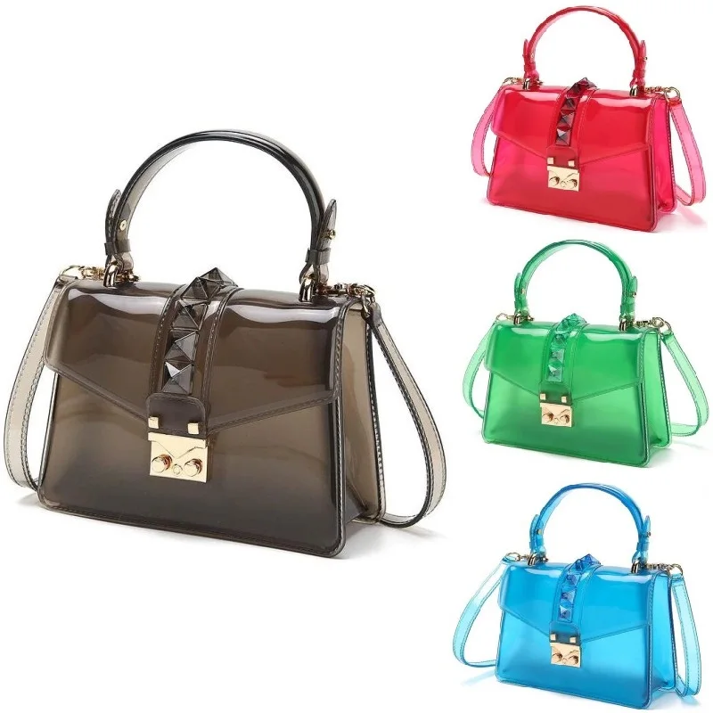 

Jelly bag Casual Crossbody Bags For Women 2021 Luxury Handbag Brand Bolsa Feminina Transparent Shoulder Bags Ladies sac a main