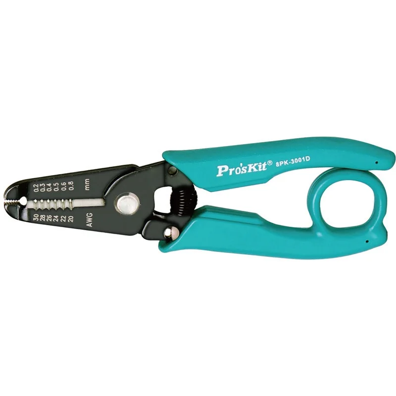 ProsKit 8PK-3002D Clamp Fiber Optic Stripper 8PK-3002D Cable Stripping Tool Fiber Wire Stripper