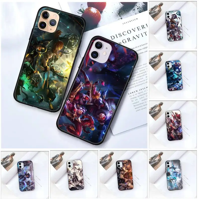 

Hot LOL S game skin Phone Case For iPhone 12 Mini 11 Pro XS Max X XR 7 8 Plus
