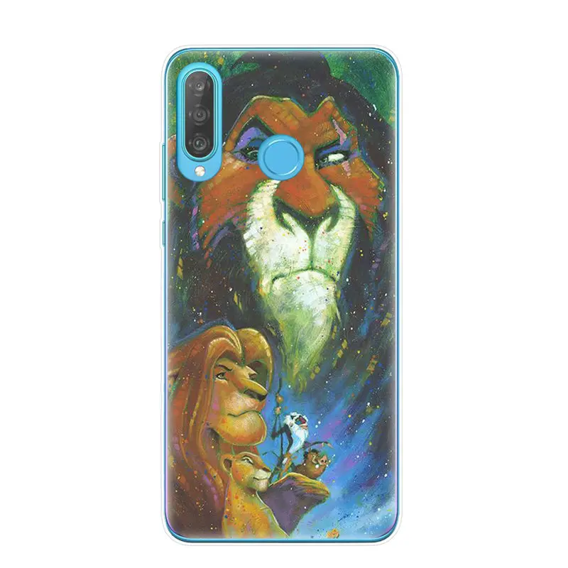T3583 Cartoon Lion King nala simba timon Phone Cases for Huawei P30 P20 Mate 20 Lite Pro P8 P9 P10 Lite Cover Coque Etui fundas - Цвет: T3583