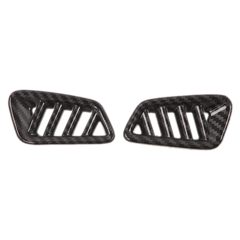 

2Pcs/Set Carbon Fiber Decoration Center Console Air Outlet Vent Trim Cover for Nissan Sylphy Sentra 2020 Car Styling